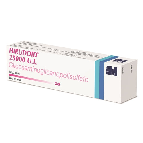 Hirudoid 25.000 u.i. gel  glicosaminoglicanopolisolfato
