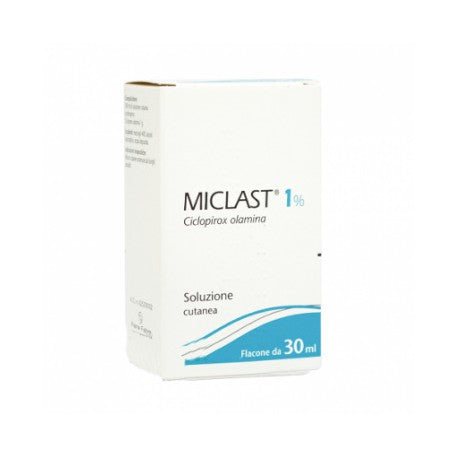 Miclast 1% crema  miclast 1% polvere cutanea  miclast 1% soluzione cutanea  ciclopirox olamina