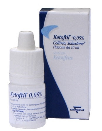 Ketoftil 0,5 mg/ml collirio, soluzione  ketotifene