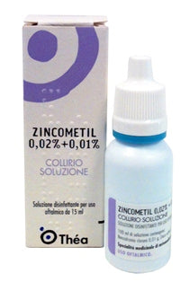 Zincometil 0,02% + 0,01% collirio, soluzione  zinco solfato + benzalconio cloruro
