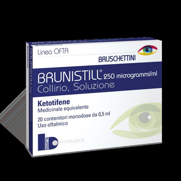 Brunistill 250 microgrammi/ml collirio, soluzione  medicinale equivalente