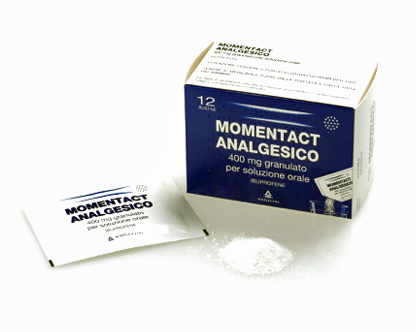 Momentact analgesico 400 mg granulato per soluzione orale ibuprofene