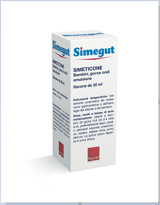 Simegut  66,6 mg/ml bambini gocce orali, emulsione  simeticone