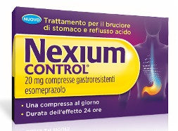 Nexium control 20 mg compresse gastroresistenti  esomeprazolo
