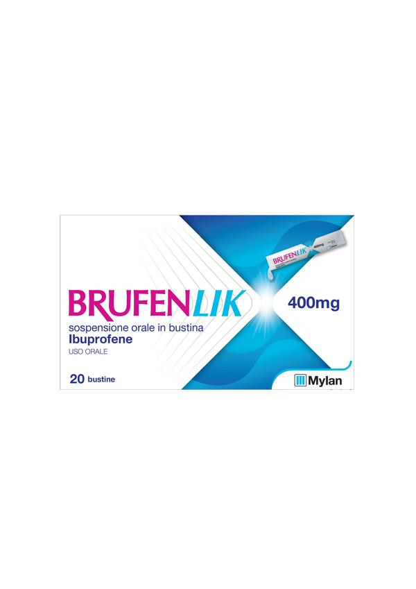 Brufenlik 400 mg sospensione orale in bustina  ibuprofene