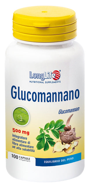 Longlife glucomannano 100 capsule vegetali