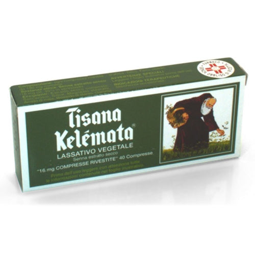 Tisana kelemata &ldquo;16 mg compresse rivestite&rdquo; 40 compresse senna estratto secco