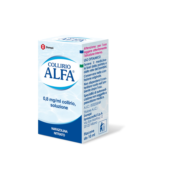 Collirio alfa decongestionante 0,8 mg/ml collirio, soluzione nafazolina nitrato