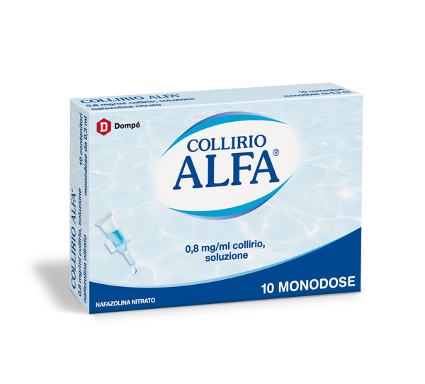 Collirio alfa decongestionante 0,8 mg/ml collirio, soluzione nafazolina nitrato