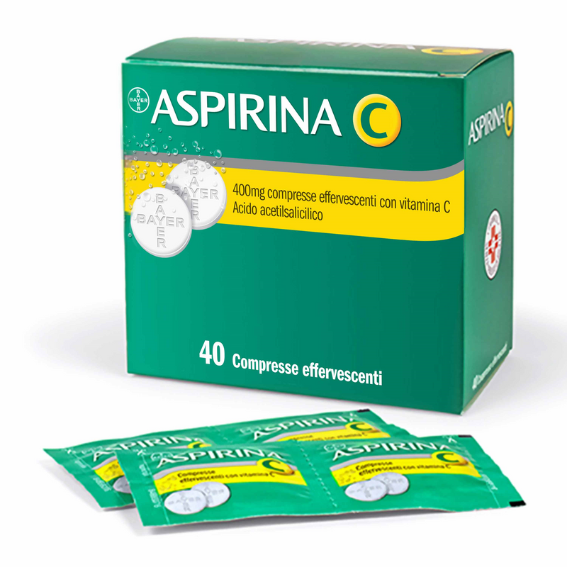 Aspirina 400 mg comprimidos efervescentes con vitamina C ácido acetilsalicílico + ácido ascórbico