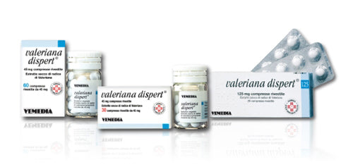 Valeriana dispert 45 mg compresse rivestite  estratto secco di radice di valeriana