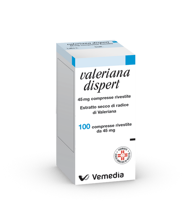 Valeriana Dispert 100 Compresse Rivestite 45mg