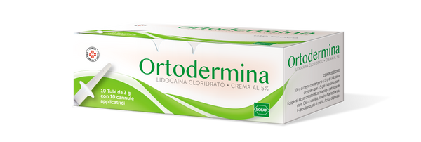 Ortodermina crema al 5% lidocaina cloridrato