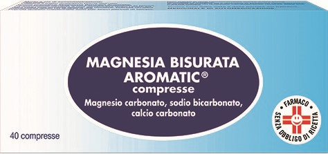 Magnesia bisurata aromatic compresse magnesio carbonato sodio bicarbonato calcio carbonato