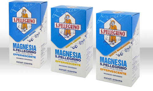 Magnesia s. pellegrino 45% effervescent powder magnesium hydroxide