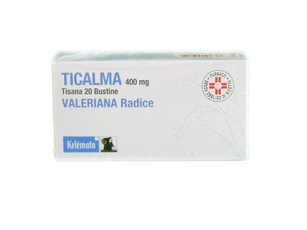 Ticalma raíz de valeriana 400 mg infusión de hierbas sedante 20 sobres