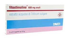 Fitostimoline600 mg ovules aqueous extract of triticum vulgare