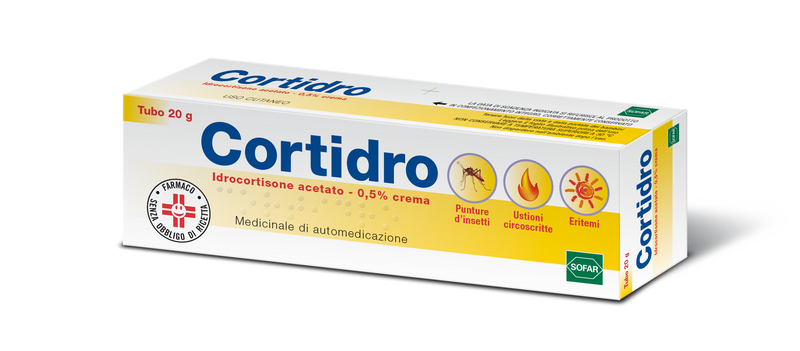 Cortidro 0,5% crema de acetato de hidrocortisona