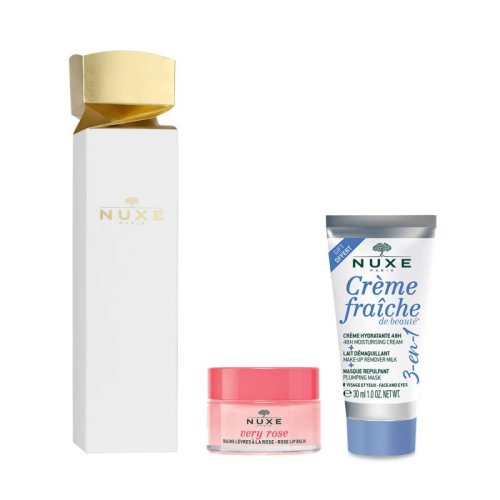 NUXE - Very rose cracker set 15 g + creme fraiche 30 ml