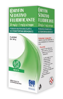 Coryfin sedante anticoagulante 20 mg/g + jarabe de sulfoguaiacolato potásico 1 mg/g + bromhidrato de dextrometorfano