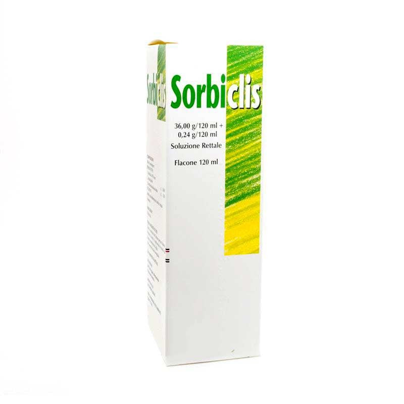 Sorbiclis 36,00 g/120 ml + 0,24 g/120 ml solución rectal