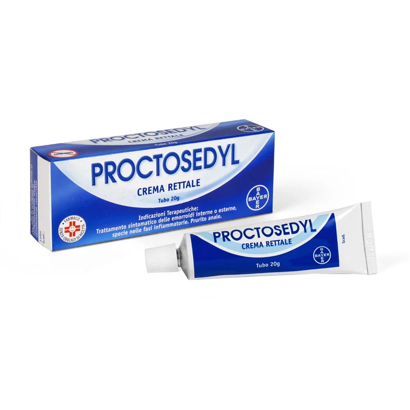 Proctosedyl Crema Rettale Trattamento Sintomatico Emorroidi Prurito Anale Con Idrocortisone - 20gr