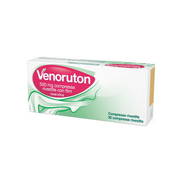 Venoruton 1000 mg polvere per soluzione orale venoruton 500 mg compresse rivestite con film venoruton 2% gel oxerutina