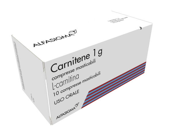 Carnitene 1 g/10 ml soluzione orale carnitene 1,5 g/5 ml soluzione orale carnitene 1 g compresse masticabili l-carnitina