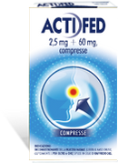 Actifed 2,5 mg + 60 mg compresse actifed 2,5 mg/10 ml + 60 mg/10 ml sciroppo triprolidina cloridrato; pseudoefedrina cloridrato