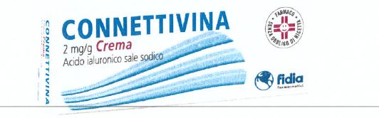 Connettivina 2 mg/g crema acido ialuronico sale sodico