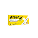 Maalox 400mg + 400mg Compresse Masticabili gusto limone senza zucchero, 30 Compresse