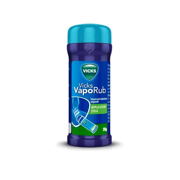VICKS VapoRub Vapore per Inalazione Applicatore Stick Unguento 35 g