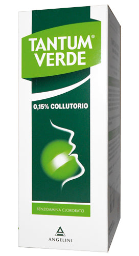 Enjuague bucal con clorhidrato de bencidamina al 0,15% verde Tantum