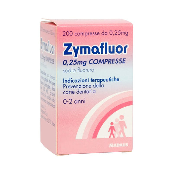 Zymafluor 1,14 mg/ml gocce orali, soluzione zymafluor 0,25 mg compresse zymafluor 0,50 mg compresse zymafluor 1 mg compresse sodio fluoruro