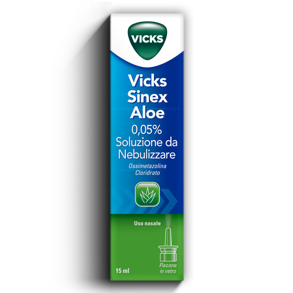 Vicks Sinex Aloe - decongestionante - spray nasale 15ml