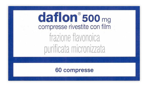 Daflon 500 mg film-coated tablets micronized purified flavonoid fraction