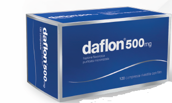 Daflon 500 mg compresse rivestite con film frazione flavonoica purificata micronizzata