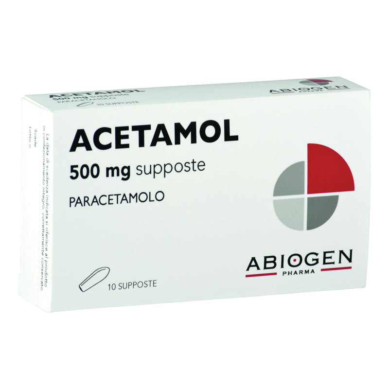 Acetamol adulti 1 g supposte  acetamol 500 mg supposte  acetamol bambini 250 mg supposte  acetamol prima infanzia 125 mg supposte  paracetamolo