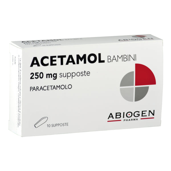 Acetamol adulti 1 g supposte  acetamol 500 mg supposte  acetamol bambini 250 mg supposte  acetamol prima infanzia 125 mg supposte  paracetamolo