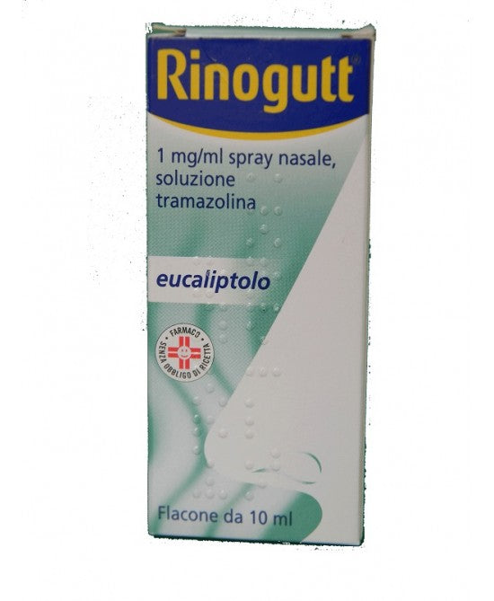 Rinogutt 1 mg/ml nasal spray solution with eucalyptol tramazolin