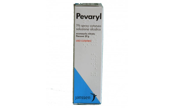 Pevaryl 1% spray cutaneo, soluzione alcolica  econazolo nitrato