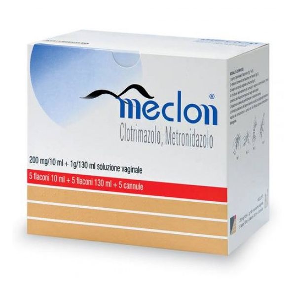 Meclon “200 mg/10 ml + 1 g/130 ml vaginal solution” clotrimazole, metronidazole