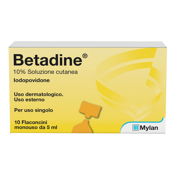 Betadine 10% soluzione cutanea iodopovidone