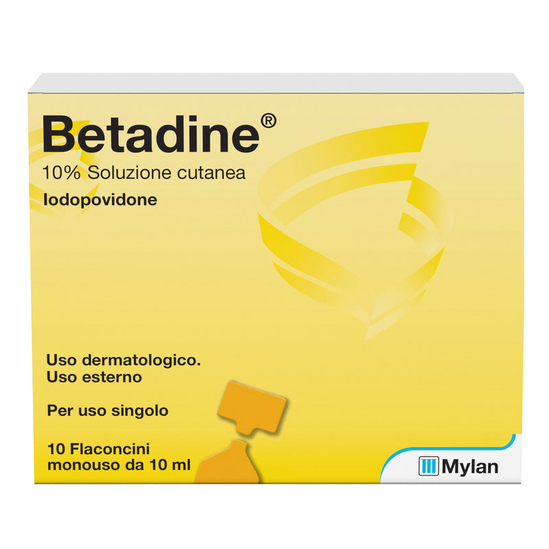 Betadine 10% soluzione cutanea iodopovidone