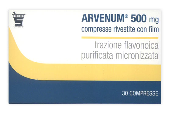 Arvenum 500 mg compresse rivestite con film frazione flavonoica purificata micronizzata