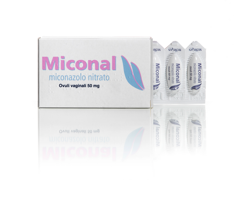 Miconal 50 mg ovuli vaginali 15 ovuli