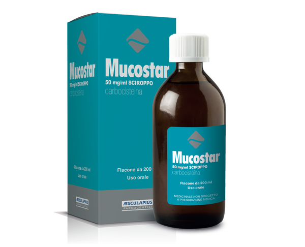 Mucostar 50 mg/ml sciroppo carbocisteina