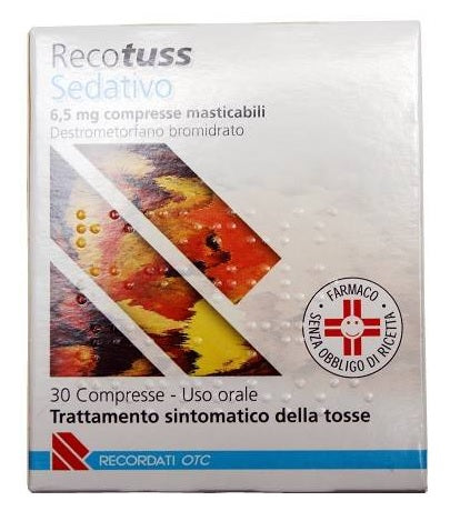 Recotuss sedante 6,5 mg comprimidos masticables bromhidrato de dextrometorfano