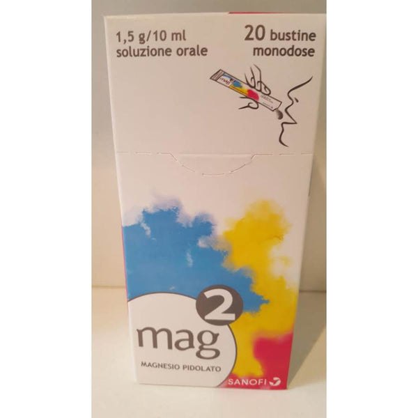 Mag2 1,5 g/10 ml soluzione orale mag2 2,25 g polvere per soluzione orale magnesio pidolato