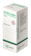 Sopulmin 40 mg/5 ml sciroppo sopulmin adulti 300 mg granulato per soluzione orale sobrerolo